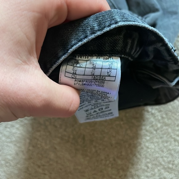 Slim straight guess jeans grey washed look - Picture 5 of 5